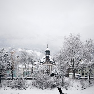 Erster Schnee in Innsbruck
